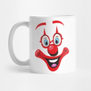 Cartoon Clown Face Mug